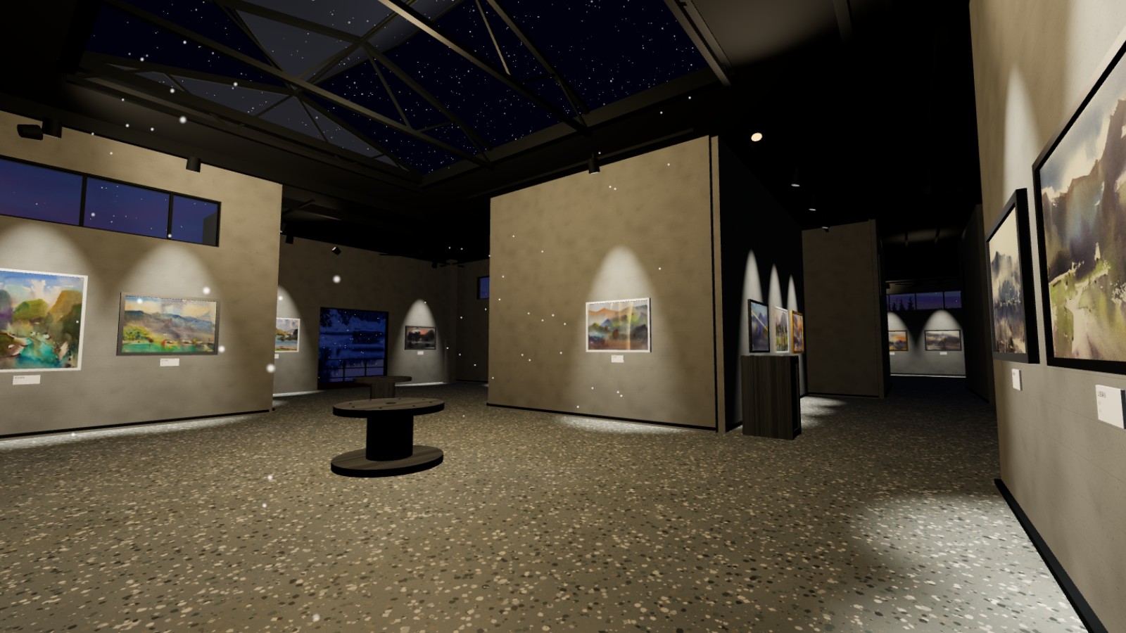 Virtual Gallery | STL 工業風展廳